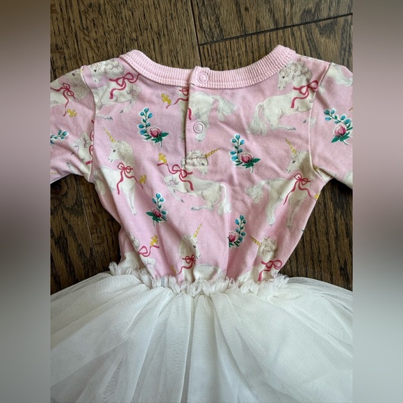 Rock Your Baby Pink Floral Dress with Cream Tulle Skirt 6-9 months EUC - Picture 9 of 9